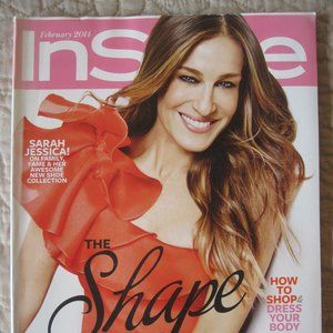 INSTYLE MAGAZINE SARAH JESSICA PARKER FEBRUARY 2014 *
